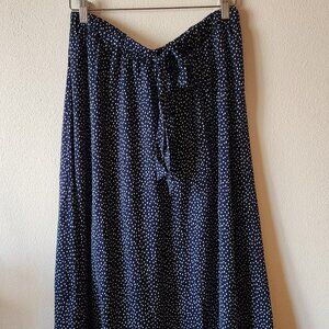 Banana Republic Factory Polka Dot Midi Skirt